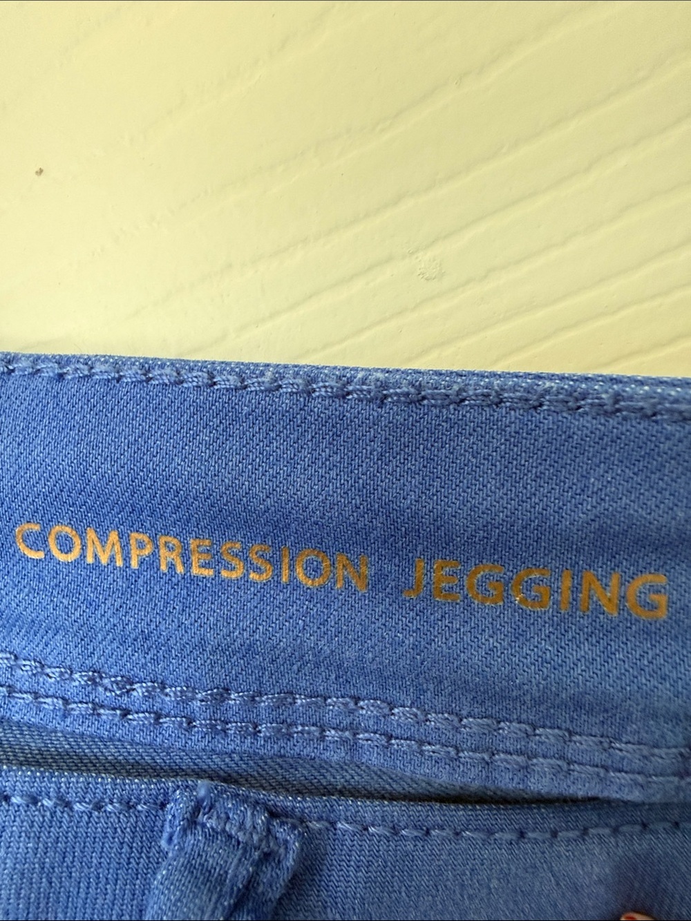 Women’s Bright Blue Stretch Jean Jeggings - Picture 4 of 5